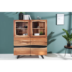 Witryna Amazon 140 cm z drewna akacji