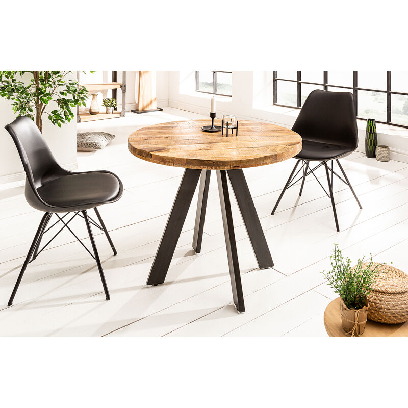 Okrągły stół  Iron Craft 80 mango