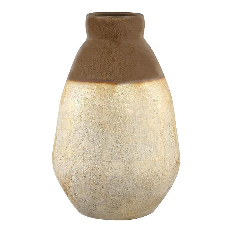 Labirynt złota ceramiczna wysoka donica l