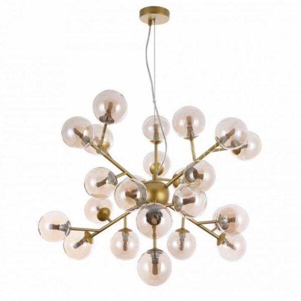 Lampa sufitowa Dallas złota 24L