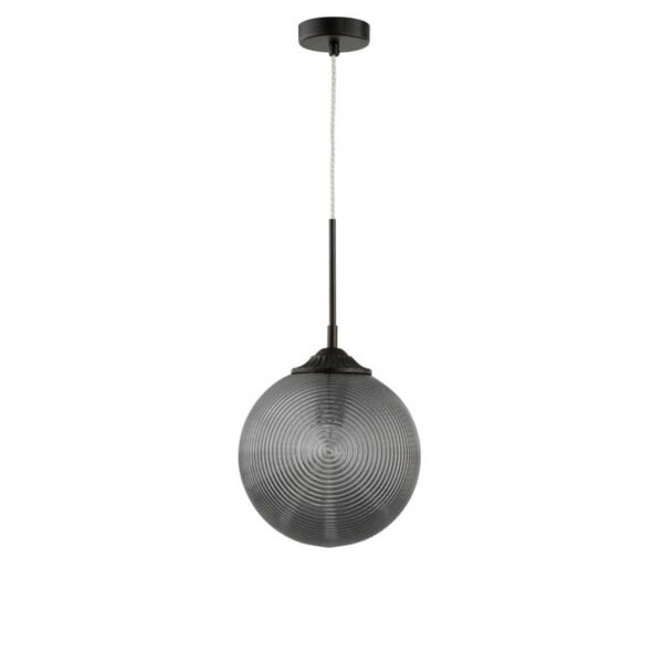 Lampa wisząca Minerva 25 cm szara