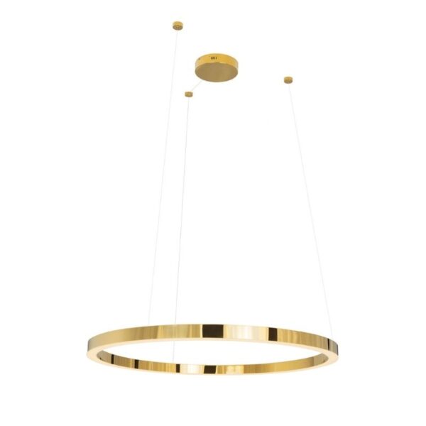 Lampa wisząca Luxury Ring złota 110 cm