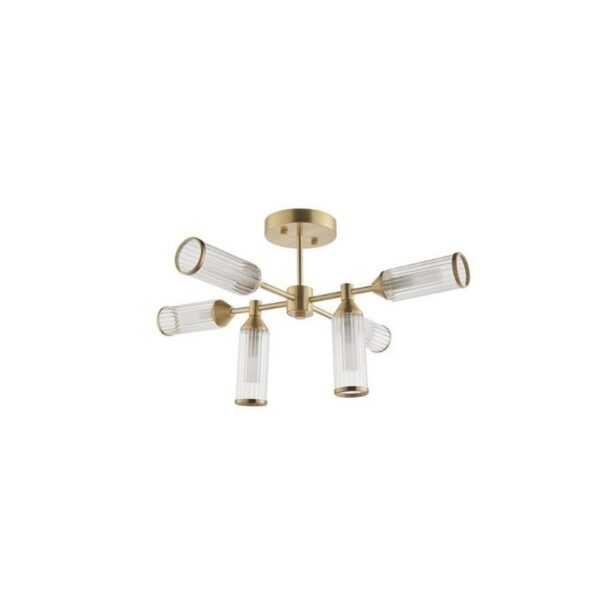 Lampa sufitowa Champagne Satin Brass 6 L
